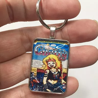 Buy Cherry #15 Cover Pendant With Key Ring And Necklace Comic Book Jewelry Poptart • 12.07£