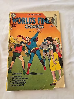 Buy WORLD'S FINEST COMICS #56  Superman Batman DC 1952  • 69.89£