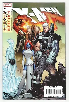 Buy X-Men #194 - Cable & Mystique - Mike Carey - HUMBERTO RAMOS Cover Art NM- 9.2 • 3.09£