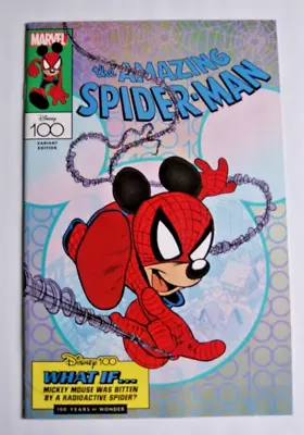 Buy The Amazing Spider-Man 35 Disney 100 Variant Cover COMIC BOOK Micky Mouse New • 9.95£