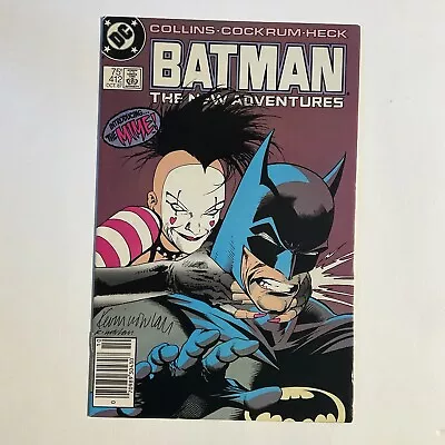 Buy Batman 412 1987 Dc Comics Vf Very Fine 8.0 Newsstand Singed Kevin Nowlan • 15.52£