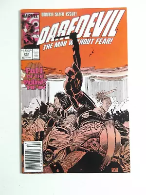 Buy Newsstand Daredevil #252 Fall Of The Mutants Double Sized Issue! 1987 Comic Book • 11.64£
