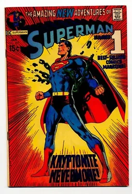 Buy Superman 233 Neal Adams VF Key Book Iconic Cover Bronze Age DC Comics 1971 • 147.56£