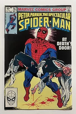 Buy Spectacular Spider-man #76. March 1983. Marvel. Vf-. Black Cat! Doctor Octopus! • 10£