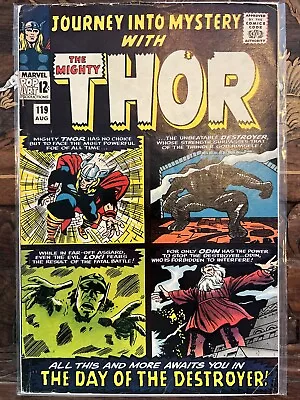 Buy Thor Journey Into Mystery #119, Vol 1, VG/F Condition • 60£