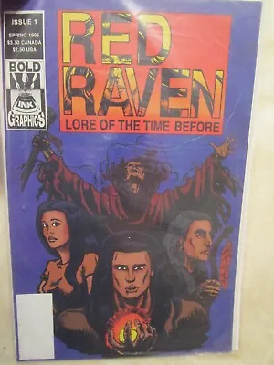 Buy 1996-Red Raven-Issue 1-Lore Of The Time Before-Bold Ink Graphics-Comic Book(P3)  • 1.55£