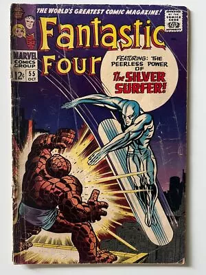 Buy Fantastic Four #55 (1966) Jack Kirby Cover • 31.11£