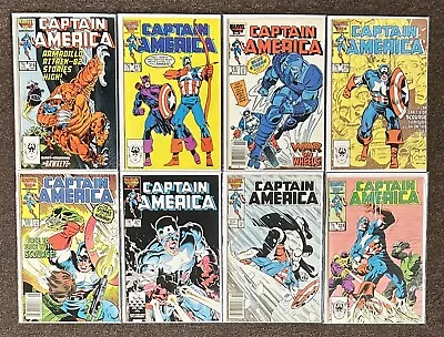 Buy Captain America #316,317,318,319,320,321,322,324 1985 Lot • 23.29£