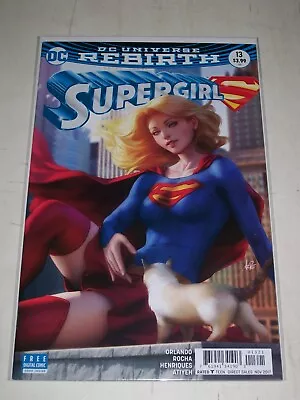 Buy Supergirl #13 Stanley  Artgerm  Lau Variant Cover NM/Mint DC 2017 • 12.43£