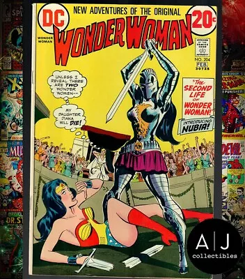 Buy Wonder Woman #204 VF- 7.5 1973 1st App Of Nubia! 1st Black Super-Female In DC • 310.60£