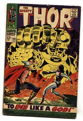 Buy Thor #139 - 1967 - Marvel - VG - Comic Book • 33.84£