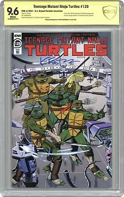 Buy Teenage Mutant Ninja Turtles #120 Bryant 1:10 Variant CBCS 9.6 SS Eastman 2021 • 85.43£