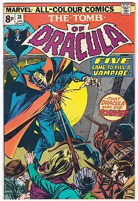 Buy Tomb Of Dracula 28 From 1975 Nice Mid-Higher Grade Marvel Value Stamp Intact • 12.50£