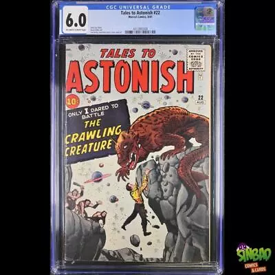 Buy Tales To Astonish #22 CGC 6.0! Jack Kirby And Dick Ayers Cover And Art • 232.98£