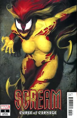 Buy Scream Curse Of Carnage #1 Stanley Artgerm Lau Variant 2019 Marvel Comics Nm • 3.10£