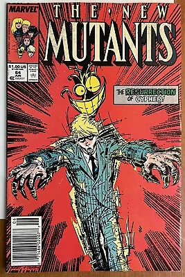 Buy New Mutants Vol. 1 #64 (Marvel, 1987)- VG- Newsstand- Mark Jewelers Variant • 4.26£