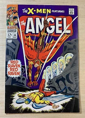 Buy X-Men #44 -  Red Raven, Red Raven  Marvel Comics (1968) Featuring The Angel • 38.83£
