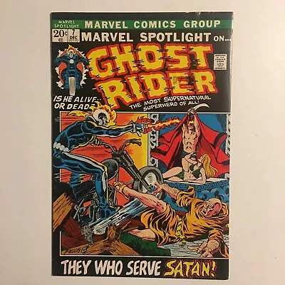 Buy Marvel Spotlight On Ghost Rider # 7 FN/VF Marvel 1972 3rd App  Ghost Rider  • 53.59£