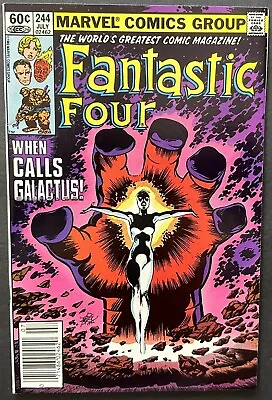 Buy Fantastic Four Comic #244 (marvel,1982) Frankie Raye Becomes Nova Bronze Age ~ • 54.36£