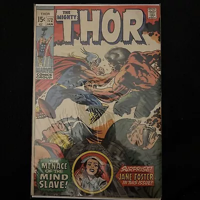 Buy The Mighty Thor #172 Marvel Comics Jan 1970 Jane Foster Free Ship • 7.77£