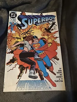 Buy Superboy The Comic Book #3 VF/NM April 1990 DC Comics • 10£