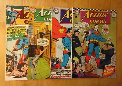 Buy Lot Of *4* '60s ACTION COMICS/SUPERMAN: 352, 354, 359, 372 *2 Adams!* (FN+/FN++) • 34.91£