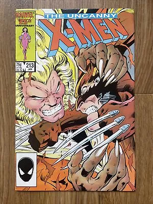 Buy Uncanny X-Men #213 Marvel Comics 1st Cameo Appearance Of Mr. Sinister • 12£