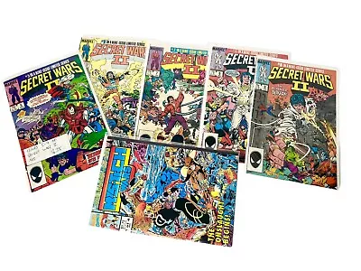 Buy Marvel Comics Secret Wars Lot  Issues 5-9 And Mystic Wars Bundle 1984 • 31.06£