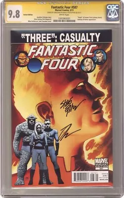 Buy Fantastic Four #587 - 2011 - CGC 9.8 - 1:50 Variant - Signed By Hickman & Epting • 170.85£