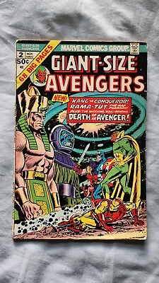 Buy Marvel Avengers Giant Size 2 (Retelling Of FF#18) Origin Of RAMA TUT (Kang) 1977 • 12.43£