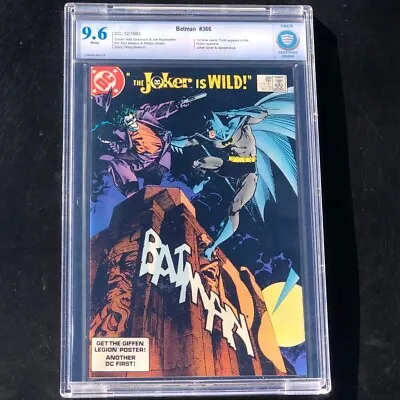 Buy Batman #366 ❄️ CBCS 9.6 WHITE Pages ❄️ 1st Jason Todd In Robin Costume! DC 1983 • 123.48£