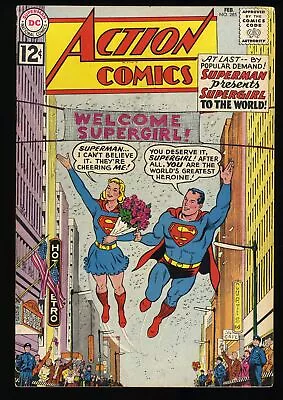 Buy Action Comics #285 FN- 5.5 Supergirl's First Solo Adventure! DC Comics 1962 • 100.36£