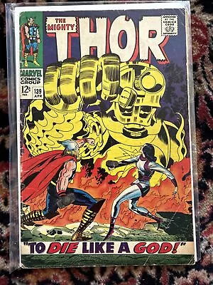 Buy Thor #139 (Marvel Comic 1967) GD/VG 1st Cover App Sif • 7.78£