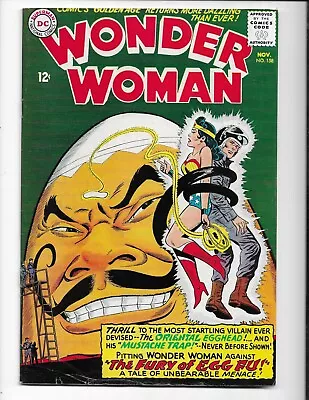 Buy Wonder Woman 158 - Vg/f 5.0 - Steve Trevor - Egg Fu (1965) • 27.96£