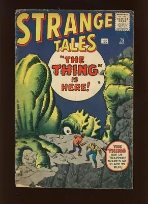 Buy Strange Tales 79 GD/VG 3.0 High Definition Scans *m • 174.74£