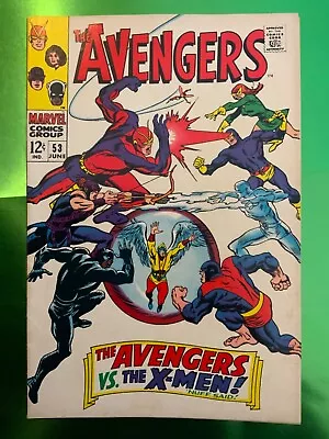 Buy Avengers #53 X-MEN VS AVENGERS COVER1968 Fine MAGNETO X-MEN ‘97 • 73.91£