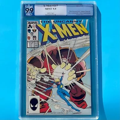 Buy Uncanny X-Men #217 🌟 PGX 9.9 🌟 Juggernaut Vs Dazzler Not 9.8 Marvel Comic 1987 • 151.44£