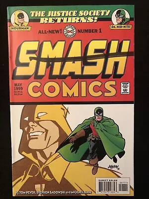 Buy Smash Comics 1 8.5 Dc 1999 Black Marker Line On Cover Xx • 3.10£