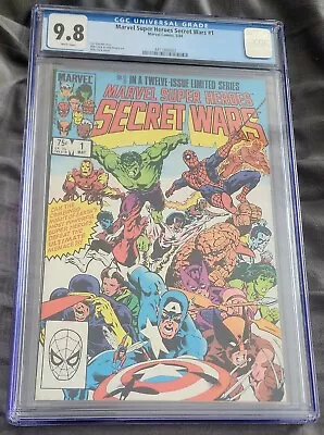 Buy Marvel Super Heroes Secret Wars #1 1984 CGC 9.8 White Pages  • 170.85£