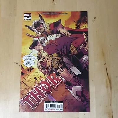 Buy Thor Volume 6#20 2nd Printing Nic Klein Cover 1st God Of Hammers Marvel 2022 • 1.59£