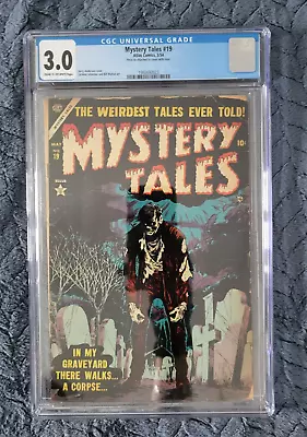 Buy MYSTERY TALES #19 CGC3.0 Pre-code Horror - Carmine Infantino Art - Atlas • 1,100£