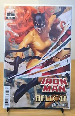 Buy Iron Man & Hellcat Annual #1 - 2022 - Marvel - Stanley Artgerm Variant - NM • 7.80£
