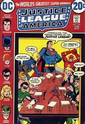 Buy JUSTICE LEAGUE OF AMERICA #105 G/VG, Elongated Man Joins DC 1973 Stock Image • 4.66£