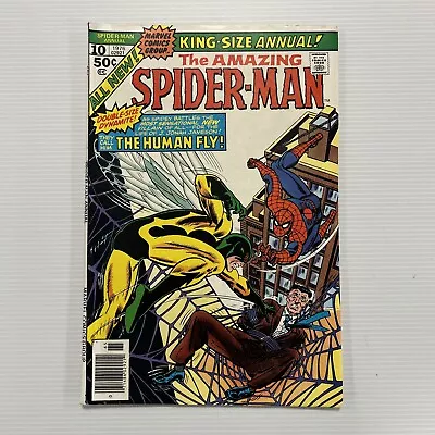 Buy Amazing Spider-Man King Size #10 1976 FN 1st Human Fly  Cent Copy • 18£