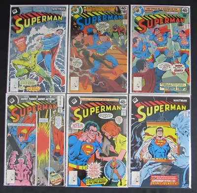 Buy Superman DC Whitman Variant Lot #323 328 329 330 332 336 FN To FN/VF  ZL579 • 23.26£