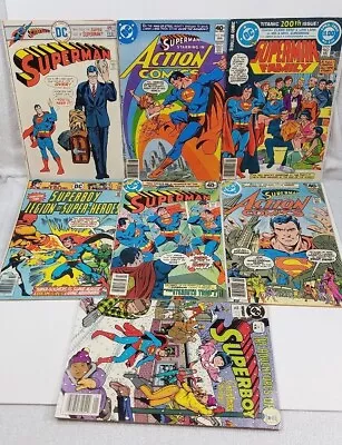 Buy 1976-1991 - 7 Superman Comics - Sold In A Lot • 27.18£