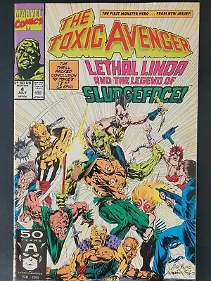 Buy The Toxic Avenger #4 (1991) Marvel Comics Troma Film Hero! 1st Print! Red Hot! • 4.65£