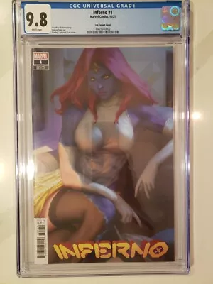 Buy Inferno 1 Artgerm Lau Variant CGC 9.8 Marvel Comics 2021 • 34.95£