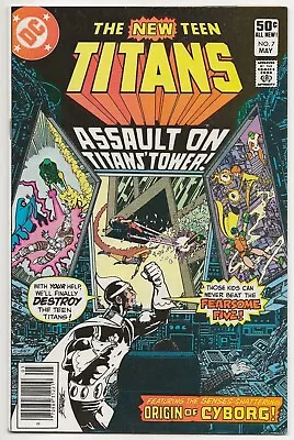 Buy The New Teen Titans #7 1981 Perez Cover, Buy 5 Get 5 Free! See Scans, Newsstand • 2.33£