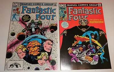 Buy Fantastic Four #253,254 John Byrne Nm 9.4/9.6 High Grade 1983 • 20.19£